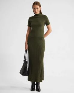 Belle Rib Knitted Skirt