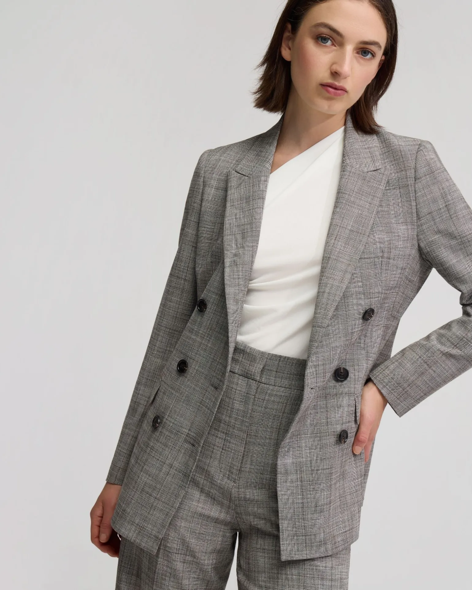 Billie Eco Checked Suit Jacket