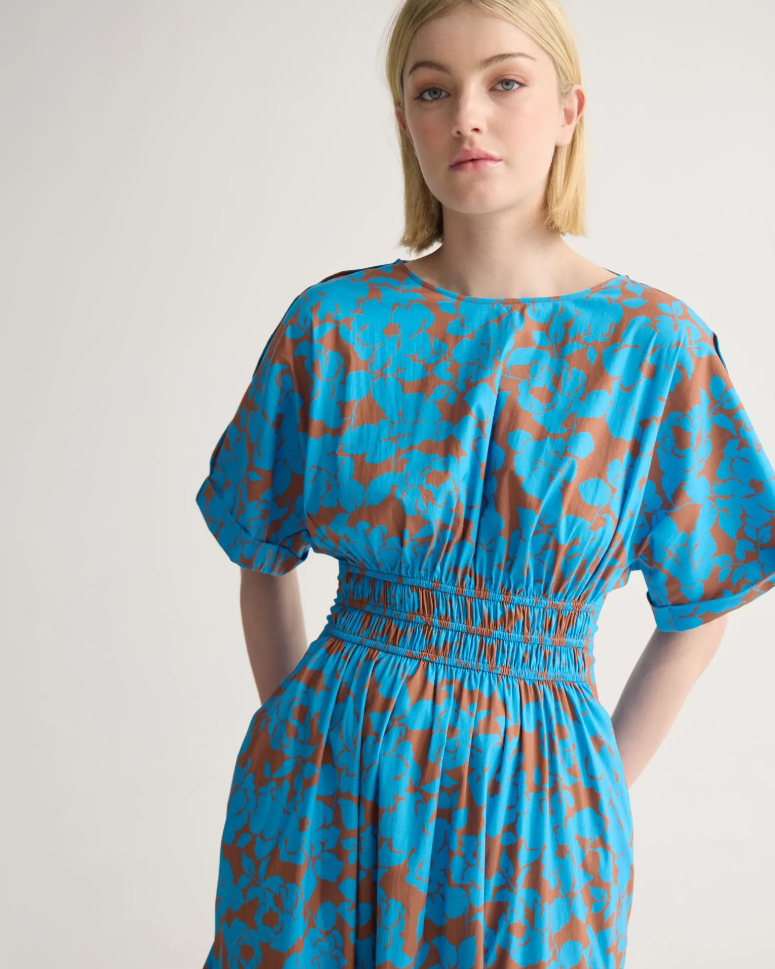 Blaire Printed Cotton Dress