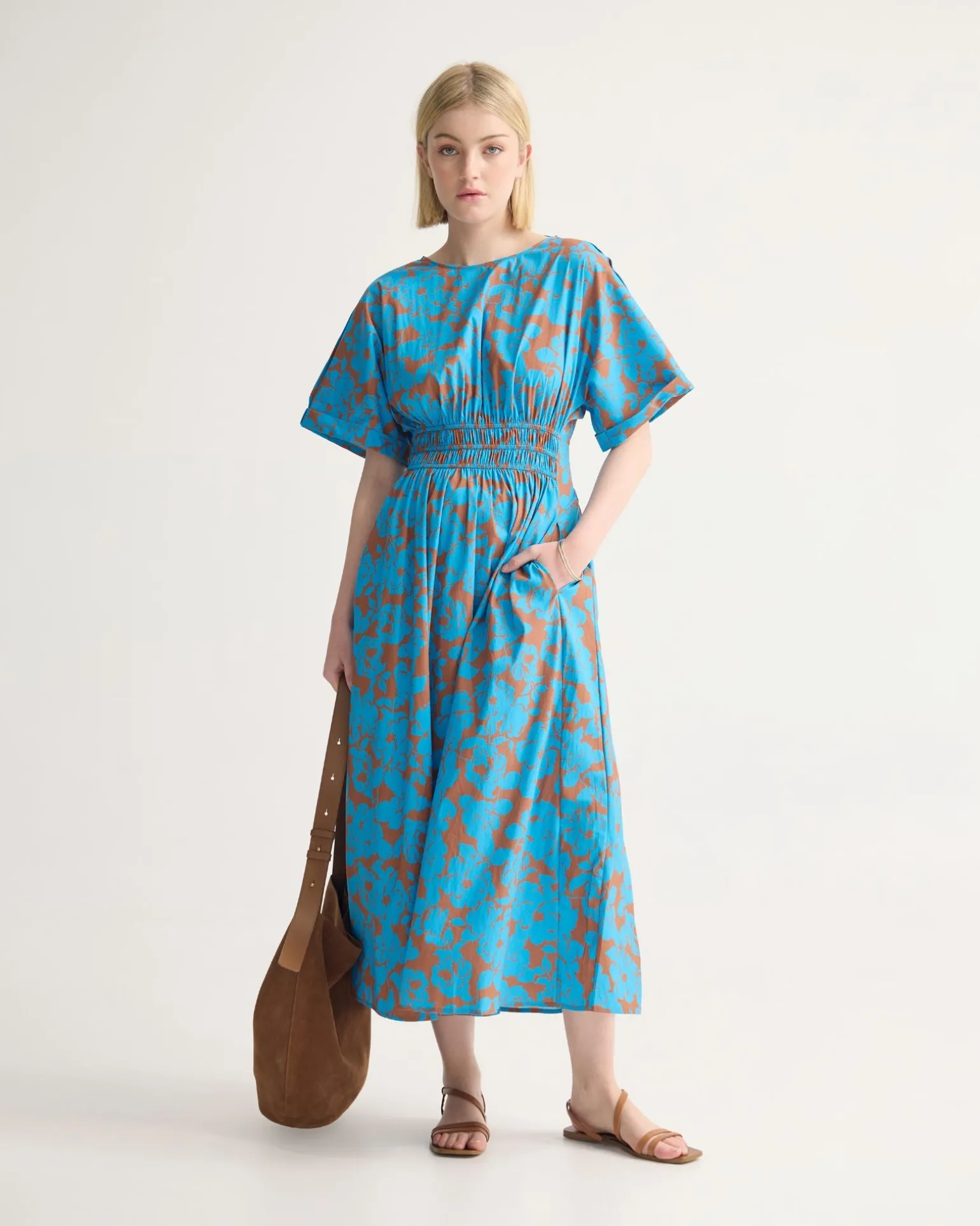 Blaire Printed Cotton Dress