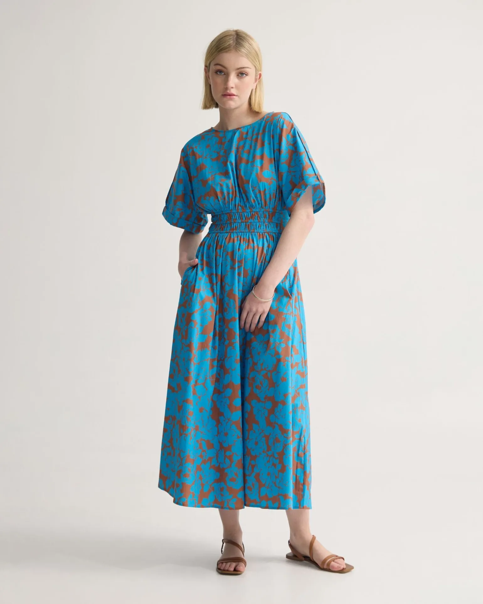 Blaire Printed Cotton Dress