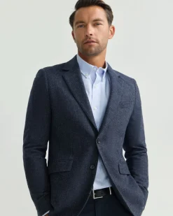 Blake Herringbone Wool Blazer