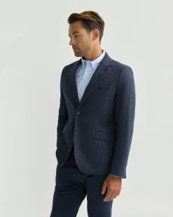 Blake Herringbone Wool Blazer