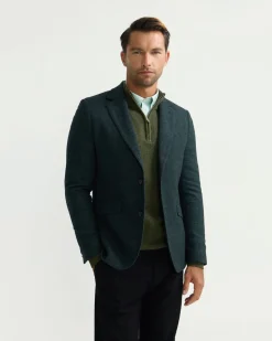Blake Herringbone Wool Blazer