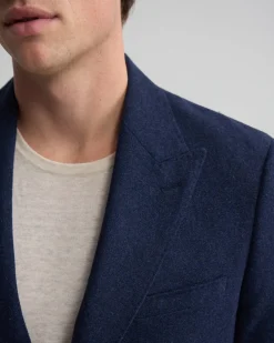 Blake Wool Blend Peak Lapel Blazer