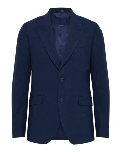 Blake Wool Blend Peak Lapel Blazer