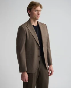 Blake Wool Blend Peak Lapel Blazer