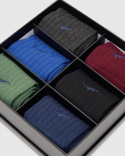 6 Box Set Mens Socks