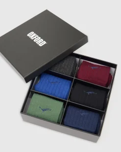 6 Box Set Mens Socks