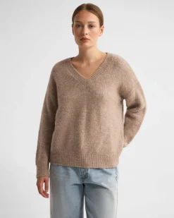Bridgette Alpaca Blend V-Neck