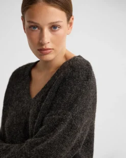 Bridgette Alpaca Blend V-Neck