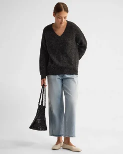 Bridgette Alpaca Blend V-Neck