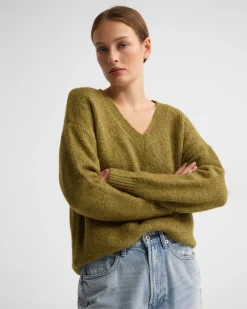 Bridgette Alpaca Blend V-Neck
