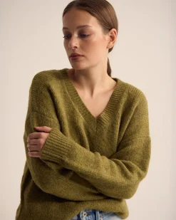 Bridgette Alpaca Blend V-Neck