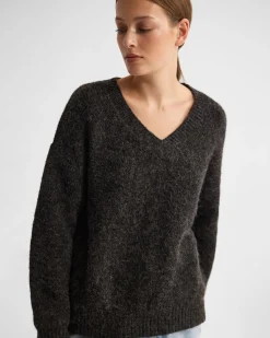Bridgette Alpaca Blend V-Neck