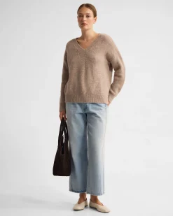 Bridgette Alpaca Blend V-Neck