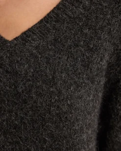 Bridgette Alpaca Blend V-Neck