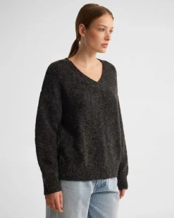 Bridgette Alpaca Blend V-Neck