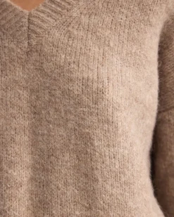 Bridgette Alpaca Blend V-Neck