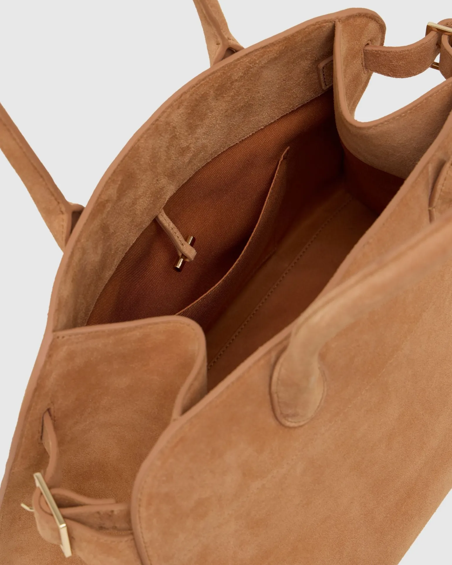 Bridget Top Handle Suede Bag