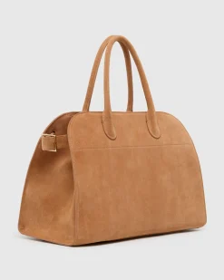 Bridget Top Handle Suede Bag