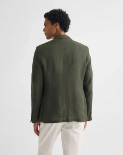 3 Button Linen Milton Blazer