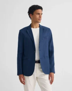 3 Button Linen Milton Blazer