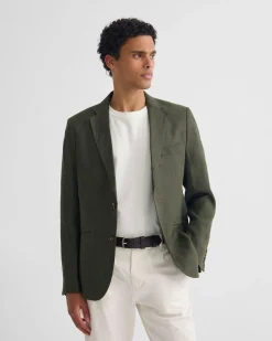 3 Button Linen Milton Blazer