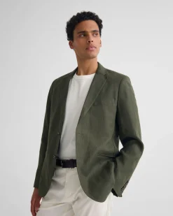 3 Button Linen Milton Blazer