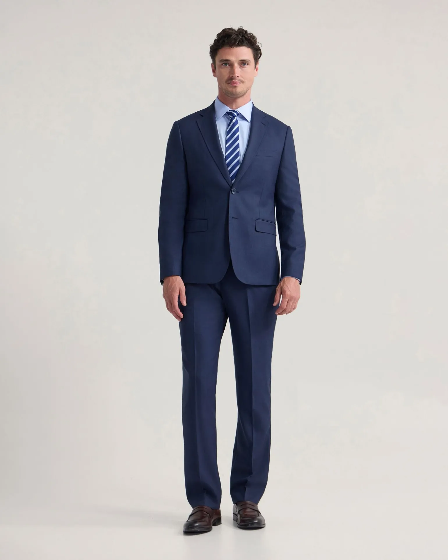 Byron Check Wool Suit Jacket