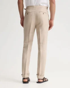 Byron Herringbone Pant Side Tab