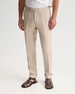 Byron Herringbone Pant Side Tab