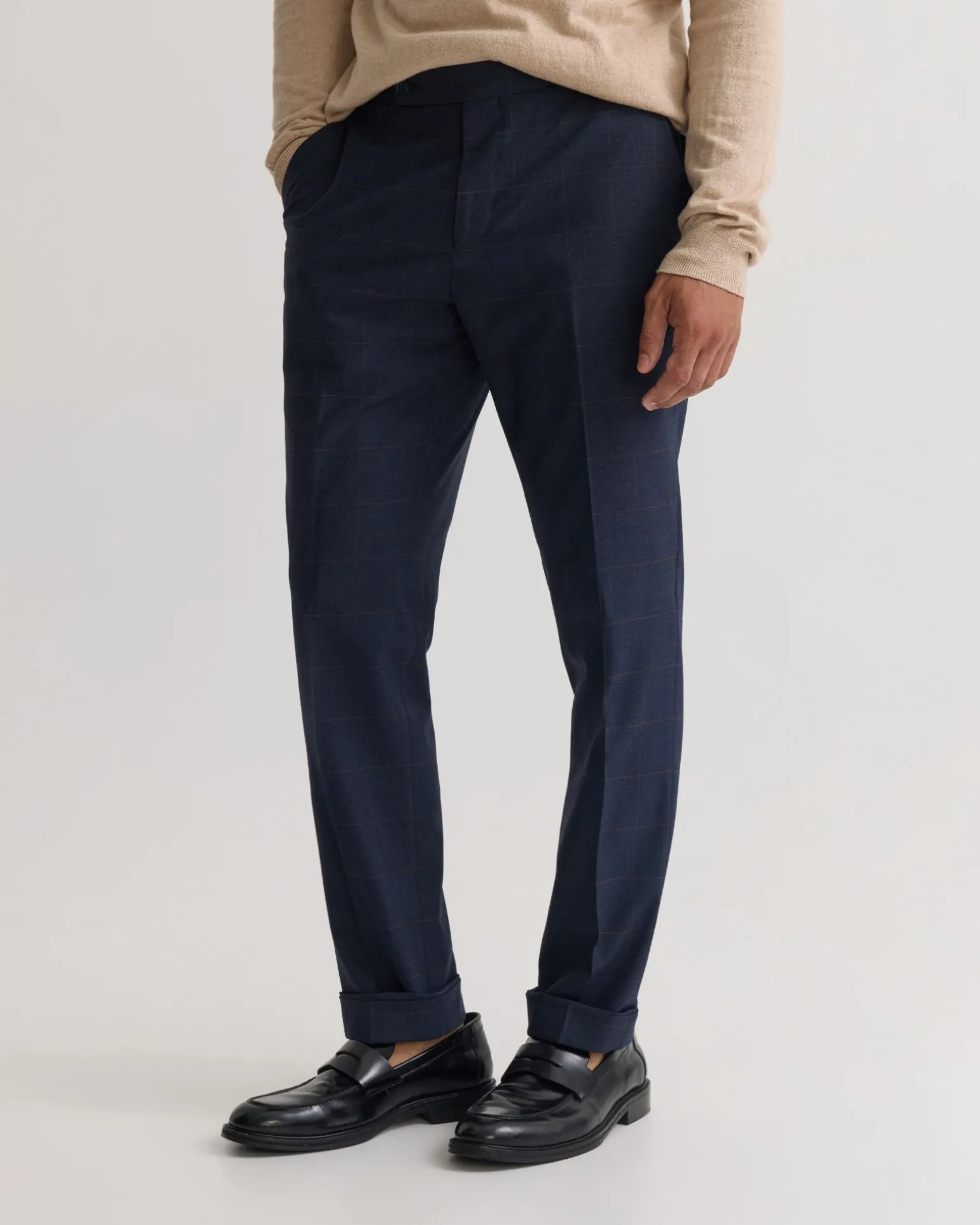 Byron Side Tab Cuff Trousers