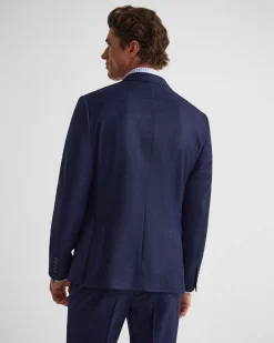 Byron Wool Checked Suit Jacket