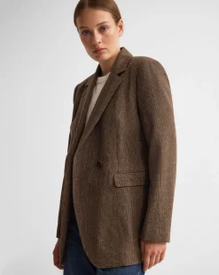 Calliope Blazer With Button Lapel