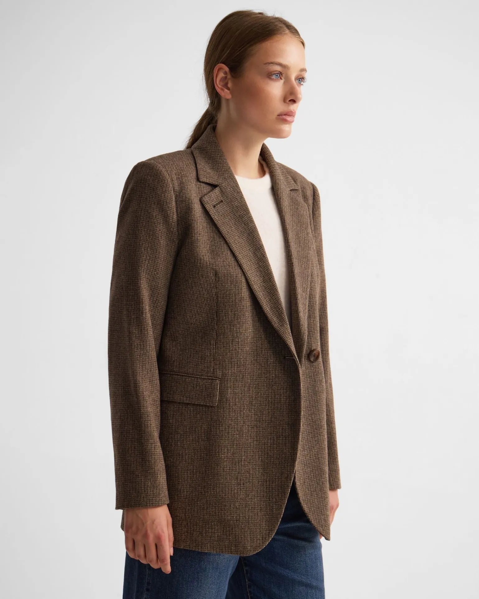 Calliope Blazer With Button Lapel