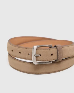 Cameron Mens Suede Leather Belt