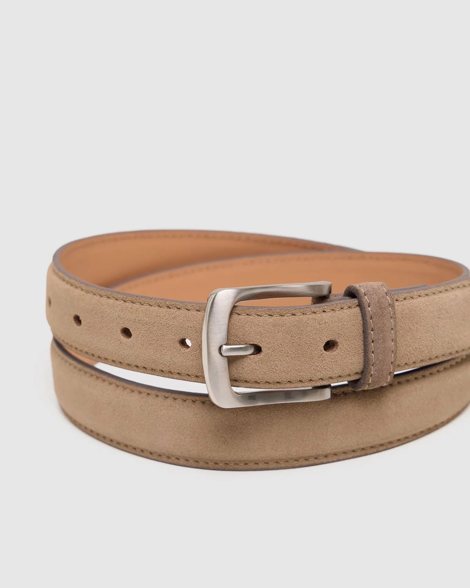 Cameron Mens Suede Leather Belt