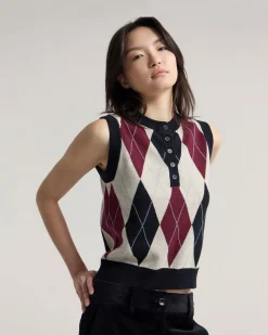 Carina Argyle Vest