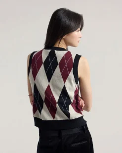 Carina Argyle Vest