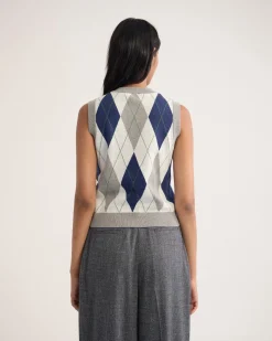 Carina Argyle Vest