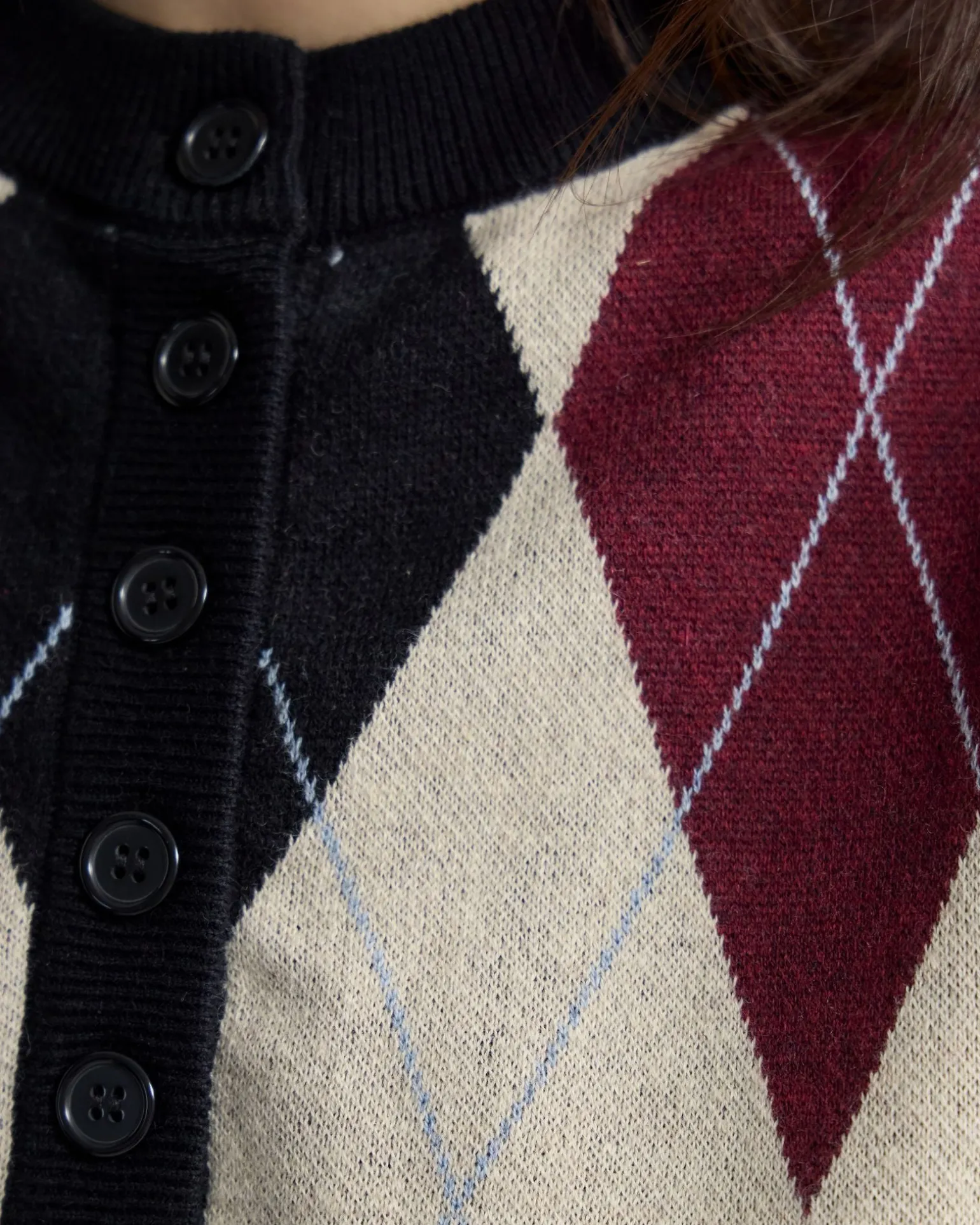 Carina Argyle Vest