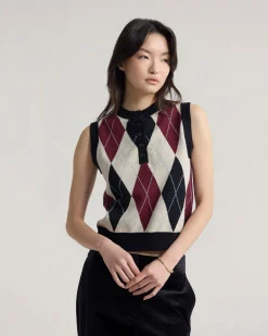 Carina Argyle Vest