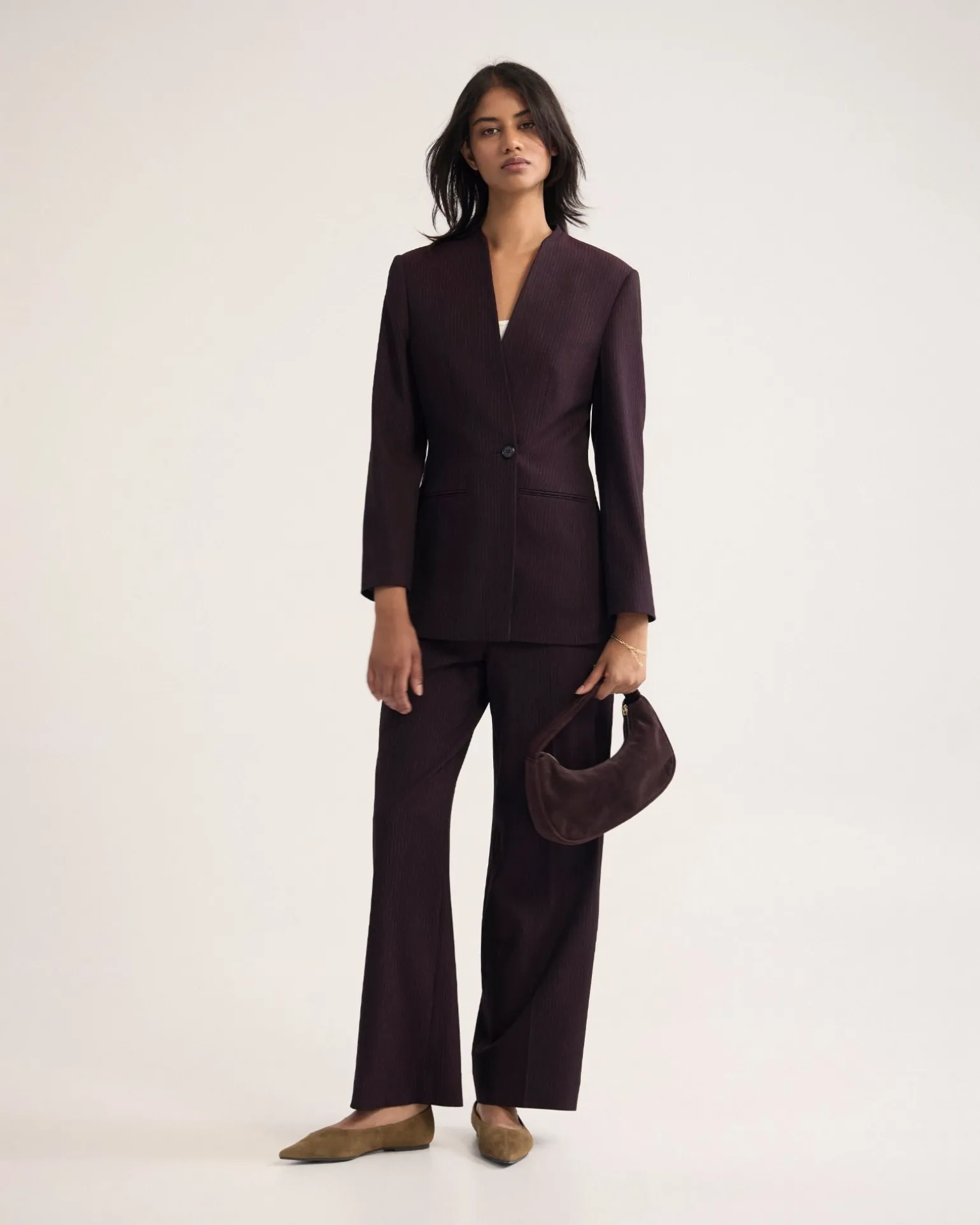 Carlie Hourglass Suit Blazer