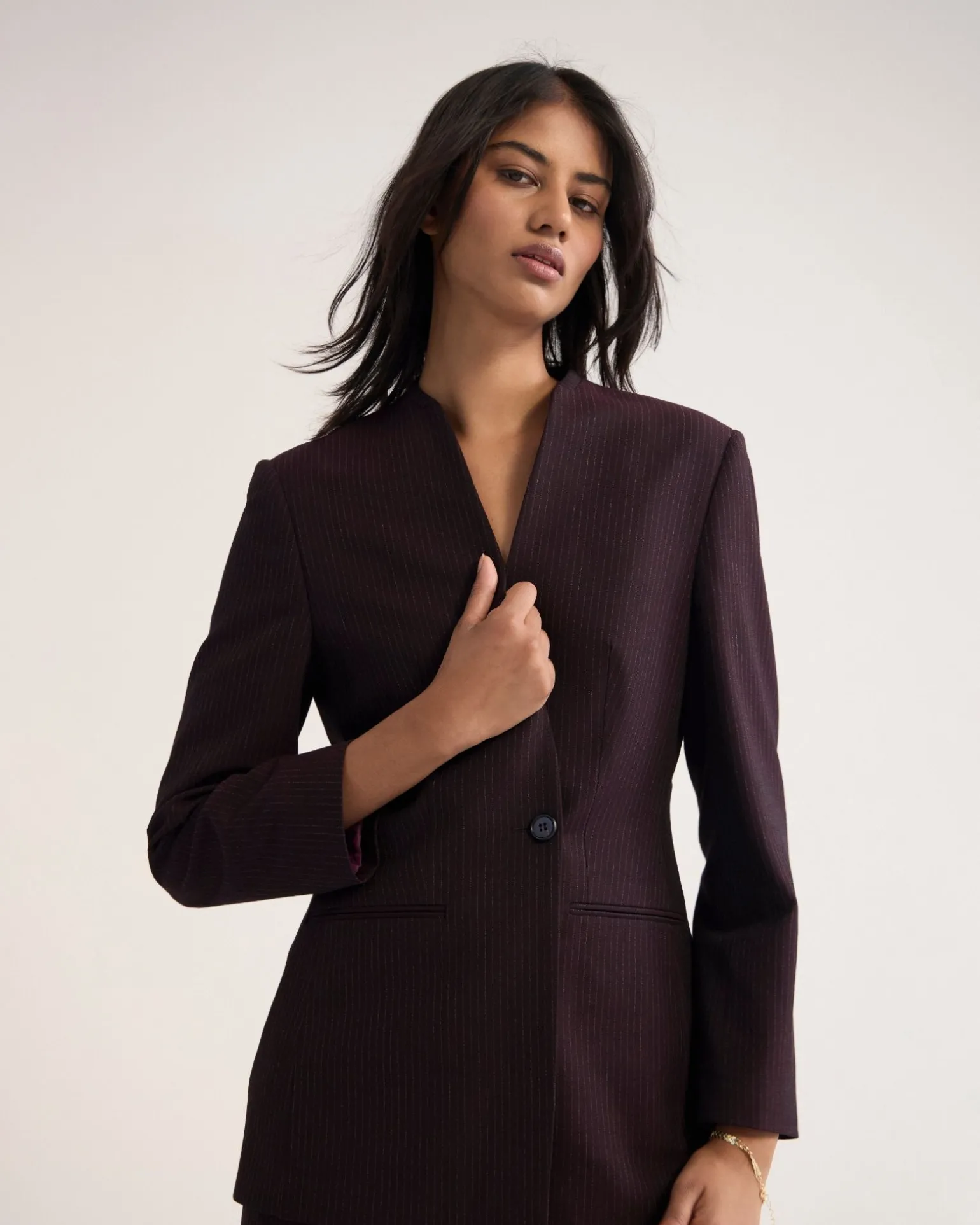 Carlie Hourglass Suit Blazer