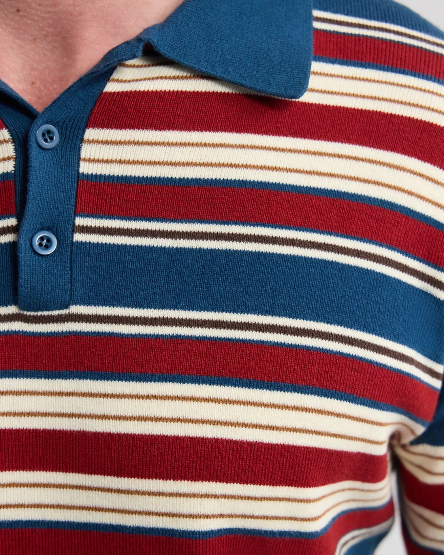 Cedric Striped Rugby Knit