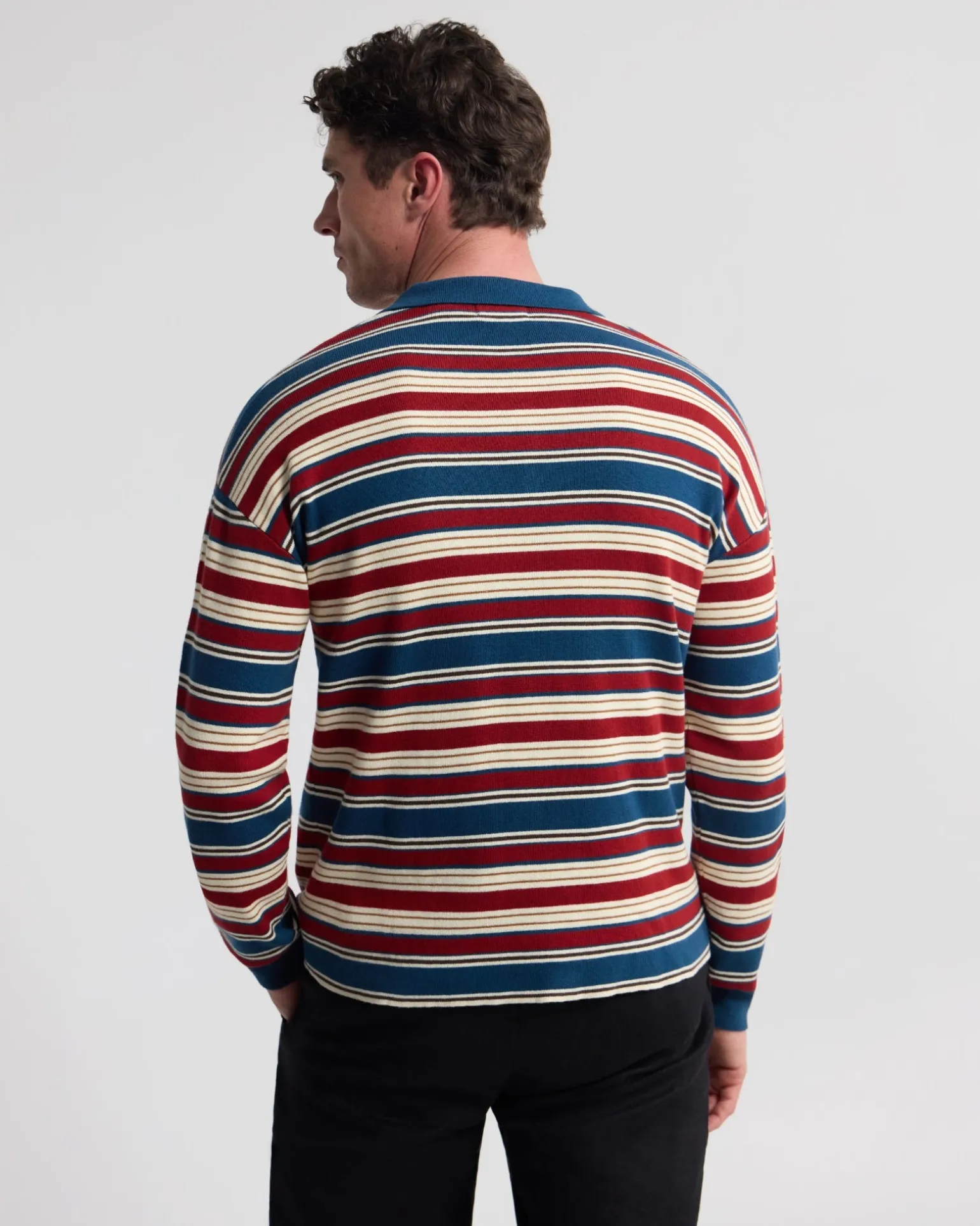 Cedric Striped Rugby Knit