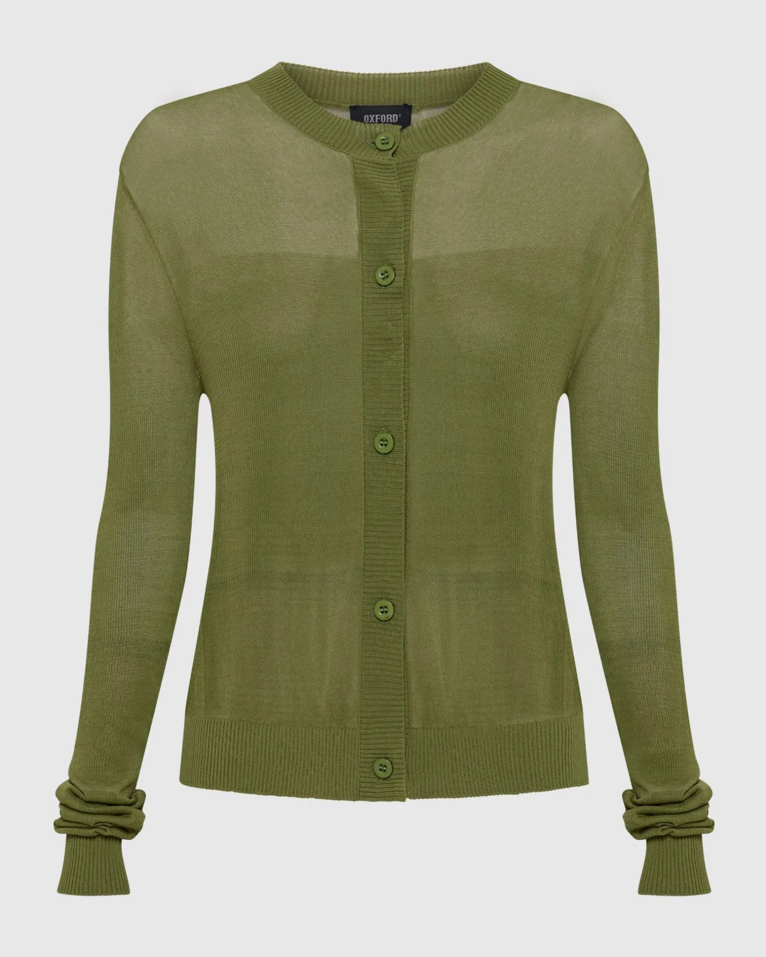 Celina Sheer Panel Cardigan
