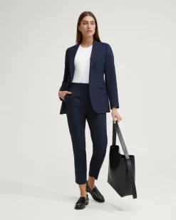 Charla Wool Stretch Suit Pants