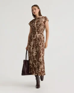 Charlotte Printed Twill Dress